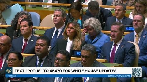 President Trump Delivers Remarks, Sep. 22, 2026