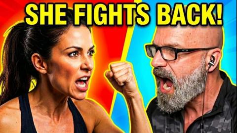 40+ Woman DESPERATELY Fights The Wall With Rich Cooper