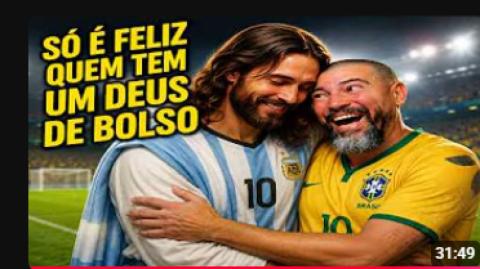 Seja Jesus ou Messi, no Planeta dos Macacos cada um precisa ter o seu "deus de bolso" pra ser feliz!