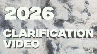 2026 Clarification Video