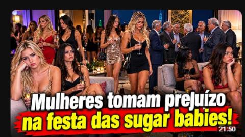 FESTA DAS "SUGAR BABIES" FLOPA E OS HOMENS NÃO APARECEM! MULHERES TOMAM PREJUÍZO E ENTRAM PELO CANO!