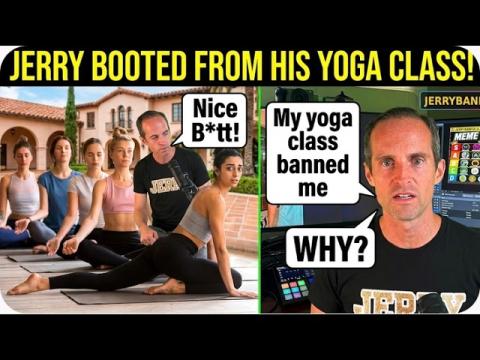 Jerry Banfield Booted From Yoga For Creeping On Female Students | COMEDY GOLD!