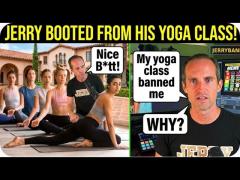Jerry Banfield Booted From Yoga For Creeping On Female Students | COMEDY GOLD!