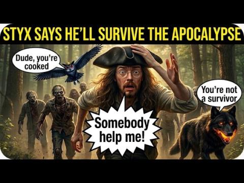 Styx Says Only He Will Survive An Apocalypse! COMEDY GOLD!!!!