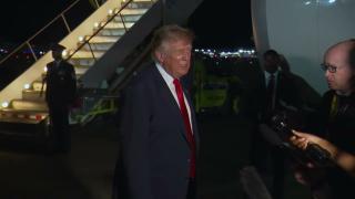 President  Trump Gaggles with Press at Dallas-Fort Worth International Airport, Sep. 10, 2026