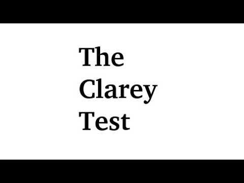The Clarey Test on Howard W. Buffett