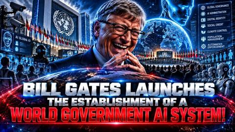 Bill Gates Launched The PR Tour To Promote The Establishment Of A World Government AI System!