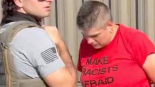Troony Lineup Outside ICE Detention Facility is GOLD