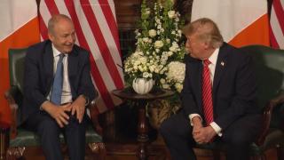 President Trump Participates in a Bilateral Meeting with the Taoiseach of Ireland