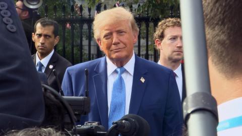 President Trump Gaggles with Press Outside the West Wing, Sep. 29, 2026
