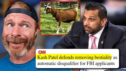 “The FBI is Pro-Bestiality Now!” (Kash Patel Humiliated LOL)