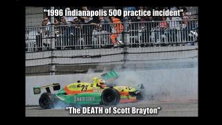 1996 IRL- Indanapolis 500 practice crash KILLS Scott Brayton!!