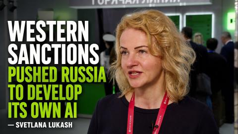 Western sanctions pushed Russia to develop its own AI — Svetlana Lukash