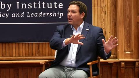 Governor DeSantis Shares Florida’s Success Story at the Shelby Institute for Policy and Leadership