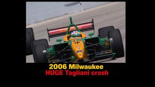 2006 CHAMPCAR Milwaukee - ENORMOUS Tagliani crash!!