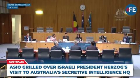 Why Israel's President and Mossad At ASIO - Shoebridge Demands Answers In Senate Estimates