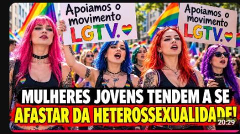 dongrutaESTUDO COMPROVA QUE AS MULHERES JOVENS ESTÃO CADA VEZ MAIS SE AFASTANDO DA HETEROSSEXUALIDADE!