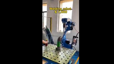 7K Welding Robot - Sped up video - Welding 24 Hours a Day - 7 Days a Week - Year in and Year Out
