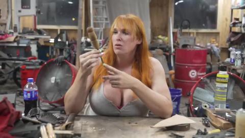 Hand Forging A Viking Age Tool Set - Part one Making a Viking Age Drill  ( I quite like her )