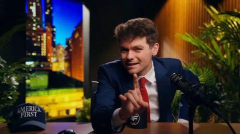 Nick Fuentes calls Tucker Carlson an EVIL person for constantly lying about who he is