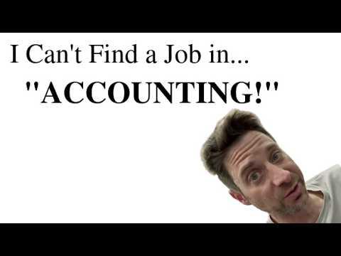 I Can't Find a Job in Accounting