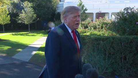 President Trump Gaggles with Press Upon Departure from the White House, Oct. 21, 2026
