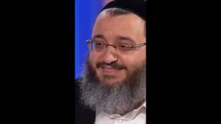 Ukrainian reporter asked a fat lying sack of shit rabbi, whether his children are at the front