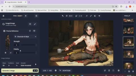 My AI Harem Pics of the Day Episode 385 Varka the Dwarf Slave Waifu Part 1