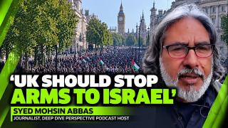 London protesters demand halt to UK arms sales to Israel — Syed Mohsin Abbas