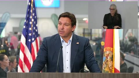 Governor Ron DeSantis Delivers Update on Hurricane Isaias