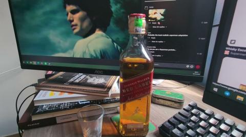 Bebendo uma Dose de Whisky e reportando a situação atual.