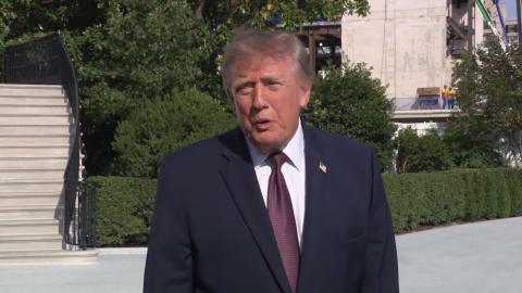 President Trump Gaggles with Press Upon Departure from the White House, Oct. 2, 2026