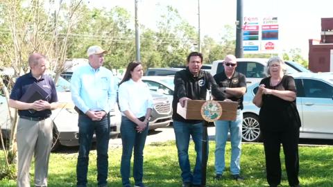 Governor DeSantis Provides Latest Update on Hurricane Isaias Response Efforts in Milton
