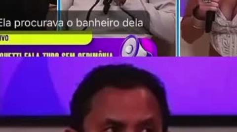 Caneta azul impermeável à pseudociência durante entrevista