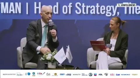 DIRTY JEW ADL CEO Jonathan Greenblatt reveals in Israel that he's been working with all the top AI'S