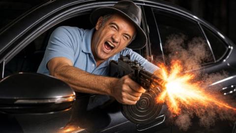 South African Dad Blasts Three Car Jackers