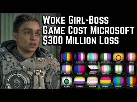 Gears of War E - Day: $300 Million Woke Girl Boss Mistake