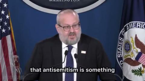 Rabbi Kaploun says they just revoked 250,000 visas from students who criticized Israel or displayed