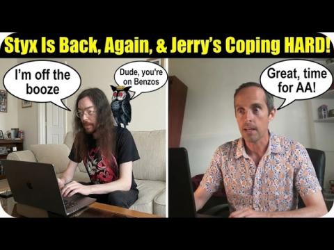 Styxhexenhammer666 & Jerry Banfield Comedy ROAST BABY! The Realist Live!
