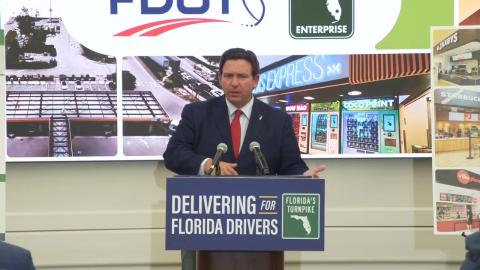 Governor DeSantis Highlights Revitalization of Florida’s Turnpike