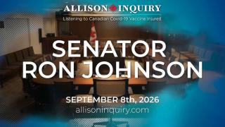 Allison Inquiry | Sentaor Ron Johnson | Day 1 September 8th, 2026