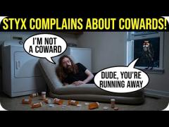 Styxhexenhammer666, On The Run From Law Hates Cowards! LOL!