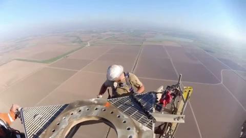 Getting the Antenna Fixed 1300 Feet in the Air