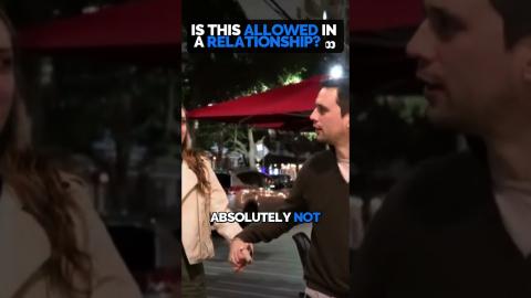 Can Your Girlfriend Have Male Friends #dating #streetinterview #datingadvice #rizz
