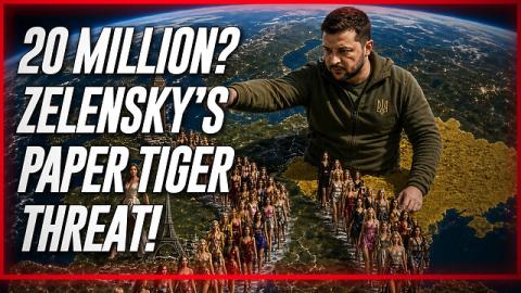 Zelensky Plays The REFUGEE TERRORISM Card