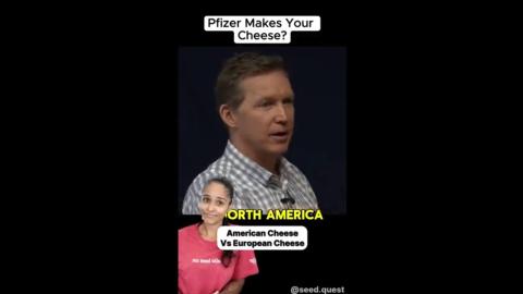 AMERICAN PFIZER MADE CHEESE VS EUROPEAN CHEESE   -  JEWS  make the Genetically Engineered TOXIC Rennet
