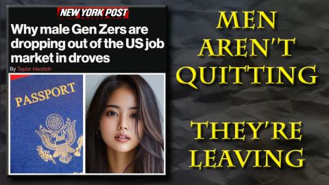 Nothing To Lose, Nothing To Gain - Men Continue To Leave The West