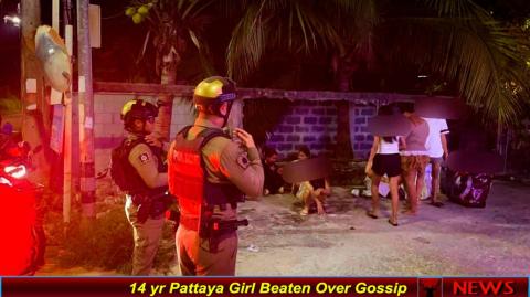 14 yr Pattaya Girl Beaten Over Gossip