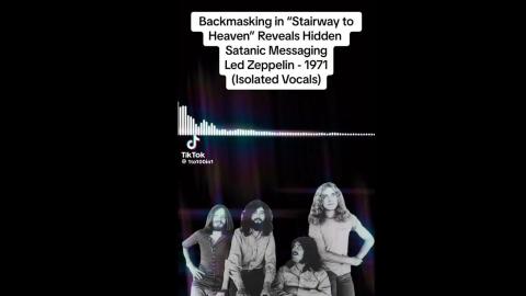 Led Zeppelin Backmasking - Play the records backwards and hear Satanic Invocations - Stupid People = Stupid Shit.