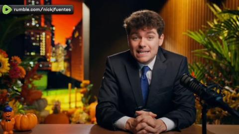 Nick Fuentes says that any White person defending Trump at this point is Israel First.